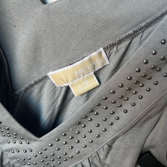 Michael Kors Gray Studded Dress - Picture 4 of 6